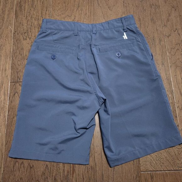 Johnnie O Shorts Mens 30 Navy Blue Prep-Formance Performance Golf Chino Casual - Picture 6 of 8